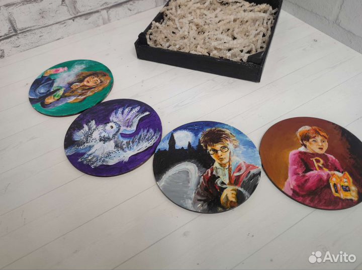 Набор подставок по миру Гарри Поттера