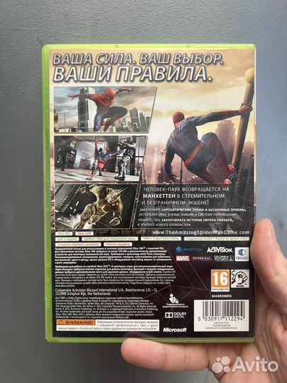 Новый человек паук xbox 360