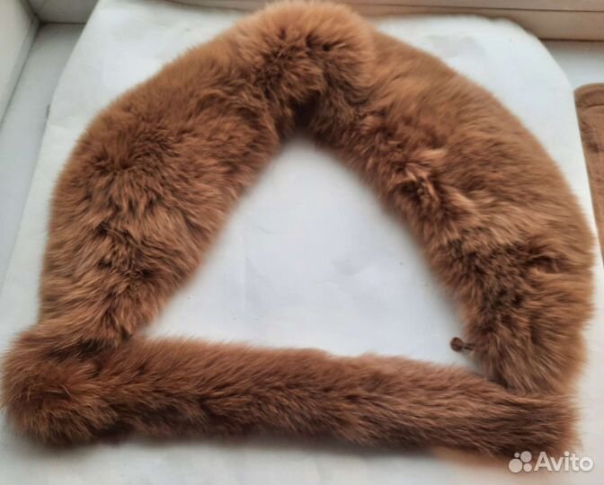 Меховой воротник песец