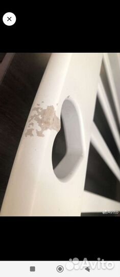 Детская кроватка с продольным маятником