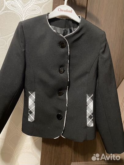 Пиджак школьный для девочки 122