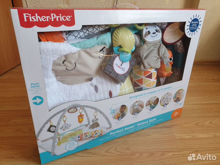 Развивающий детский игровой коврик малыш Fisher Pr