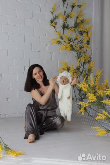 Вязаная игрушка ручной работы