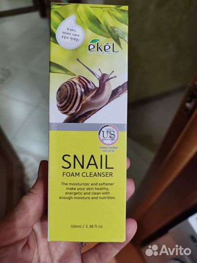 Пенка для умывания корея ekel snail