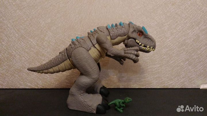 Динозавр игрушка серый для детей от 3-15лет
