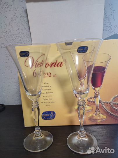 Набор бокалов для вина Bohemia Victoria