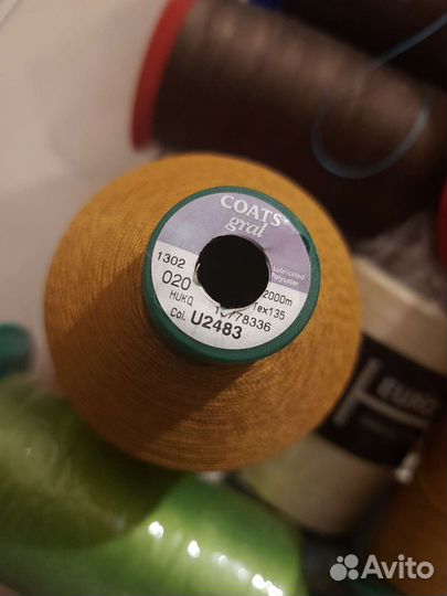 Нитки швейные бабины