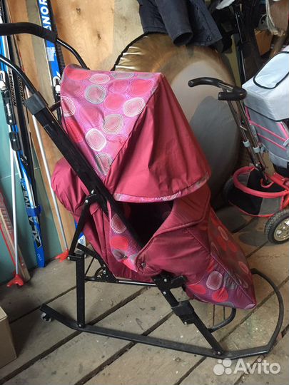 Коляска санки