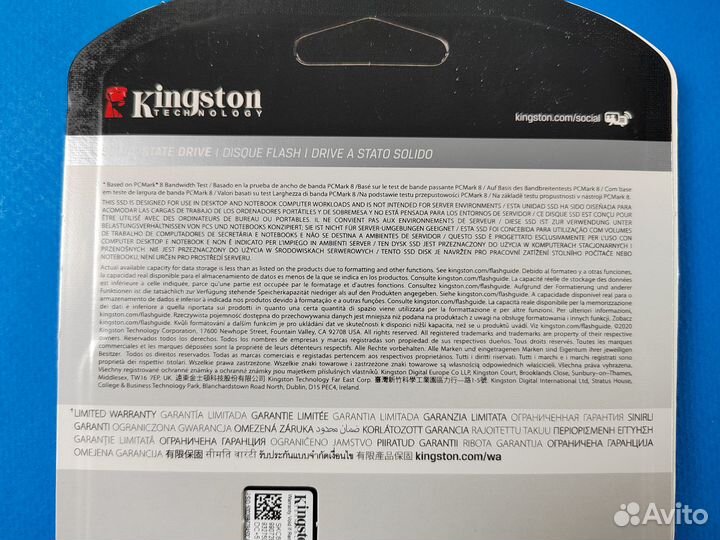 SSD 256 GB KingSton KC600 2.5