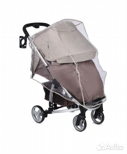 Прогулочная коляска Babyton Cosmo Brown с муфтой