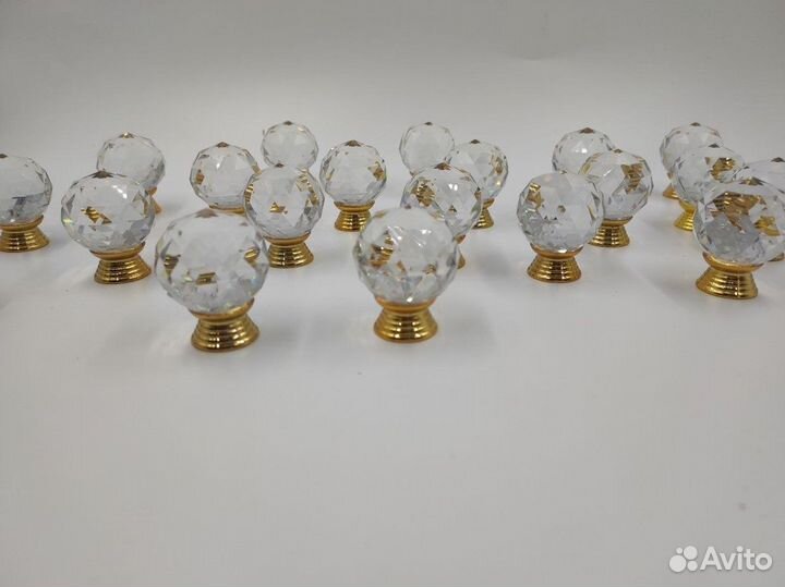 26132 Стеклянные ручки ynizhure для ящиков 20шт