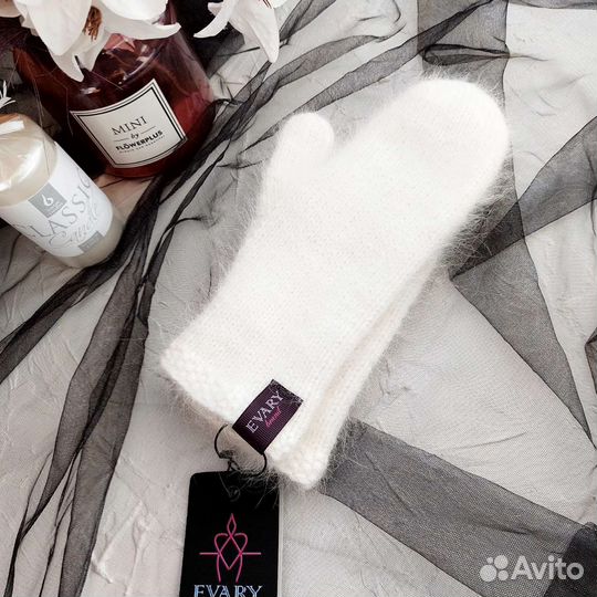 Шапка, платок, варежки