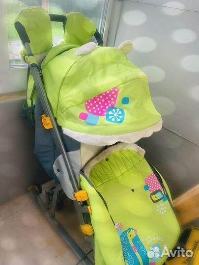 Коляска санки