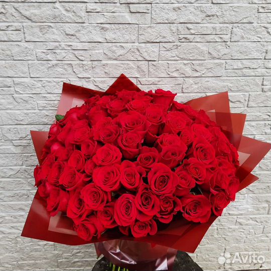 Розы 60см эквадор