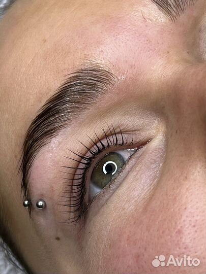 Ламинирование ресниц и бровей, окрашивание