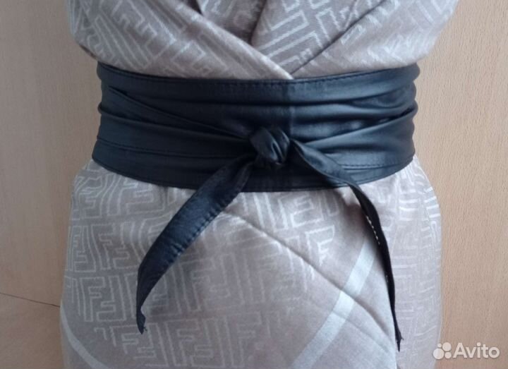 Пояс женский в два оборота Кожа Италия