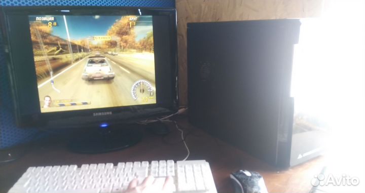 Компьютер 8gb, ssd128, 2gb video + монитор