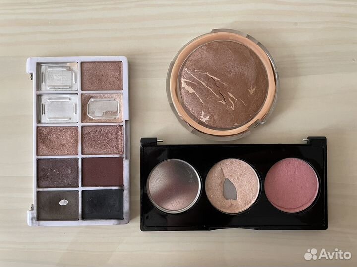 Палетка теней/хайлайтер/бронзер