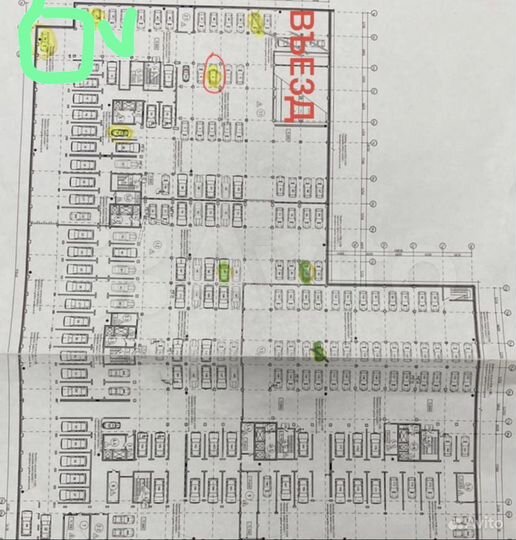 Машиноместо, 15 м²