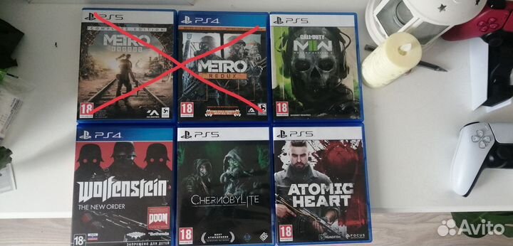 Диски на ps4, ps5