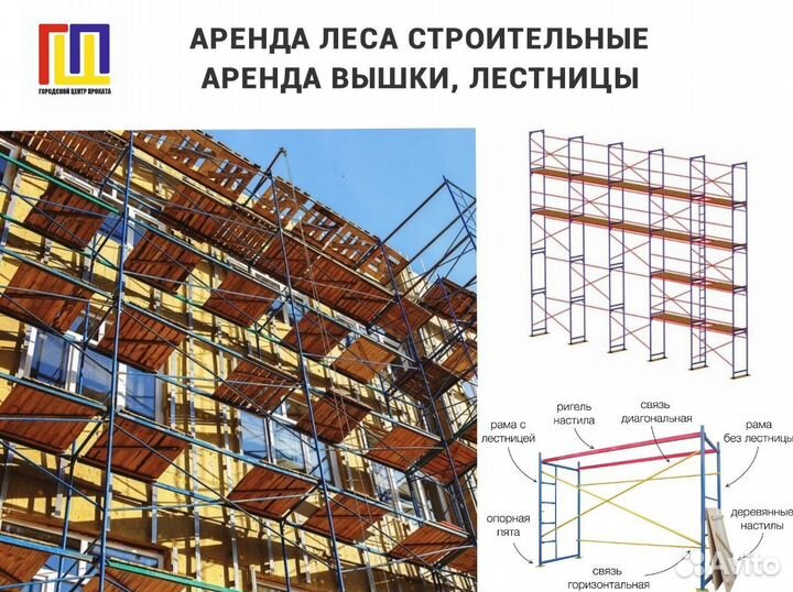 Аренда Вышки тура, лесов строительных, лестниц