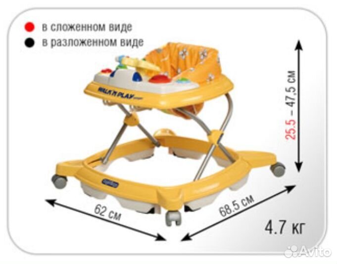 Ходунки детские peg perego