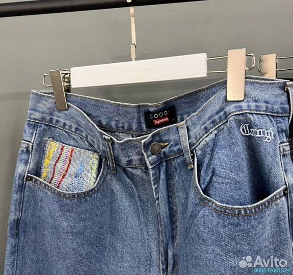 Джинсы широкие Supreme x Coogi, 2 цвета