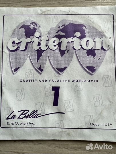 1-я, 2-я и 3-я струны для классической гитары