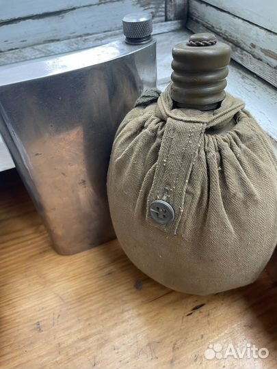 Фляга металическая