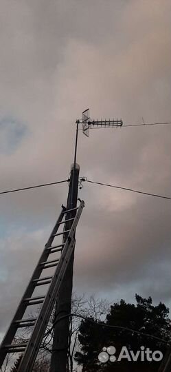 Установка триколор и спутникового тв