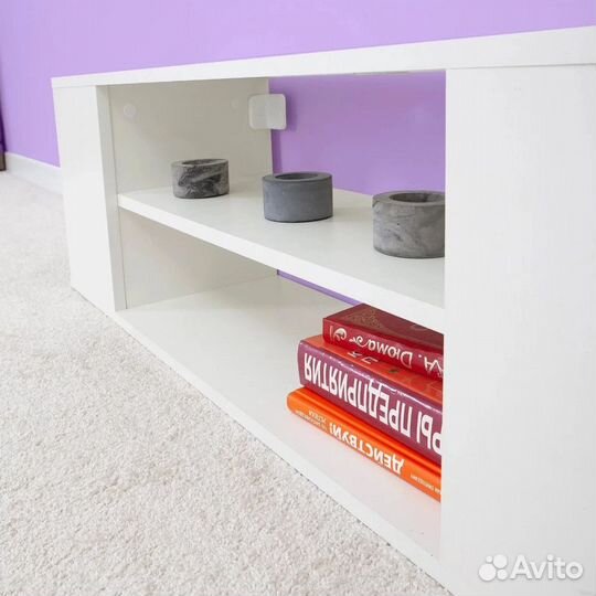 Подвесная тумба тв Лайт тв001, белый