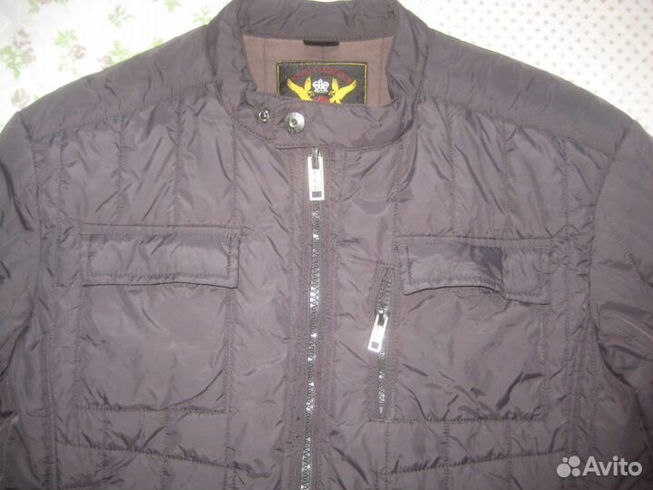 Шикарная д/с куртка Zara, нейлон+хлопок р. 48/182