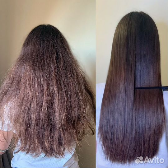 Кератиновое выпрямление