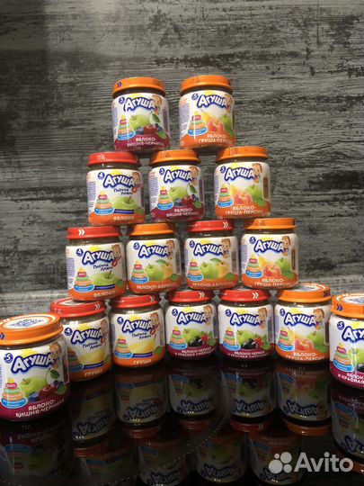 Фруктовое пюре Агуша обмен