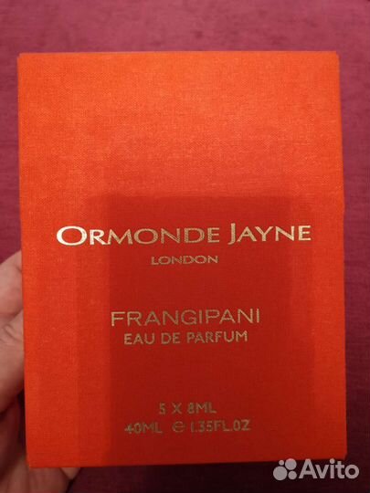 Ormonde jayne frangipani парфюм