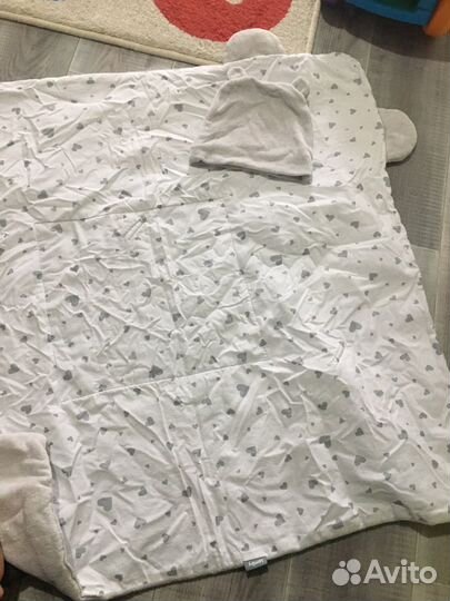 Конверт велюровый летний бант в подарок