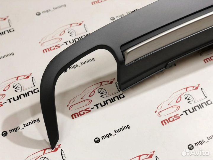 Диффузор на Audi A5 в стиле S5 07-11 (4 Двери)