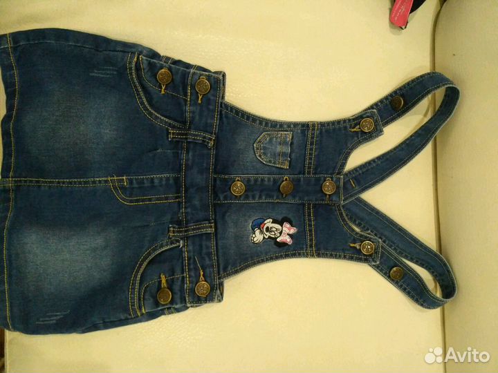 Джинсовый турецкий сарафан