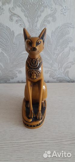 Статуэтка египетская кошка,пирамида, тарелка