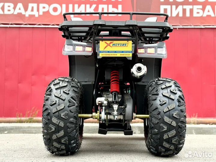 Квадроцикл GBM maverick 300 красно-черный