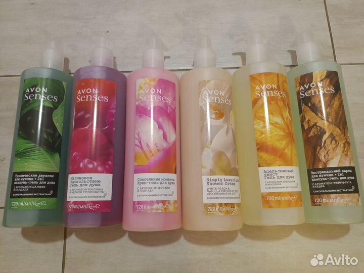 Шампуни, гели, пены Avon