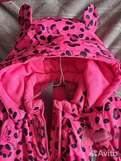 Зимний комбинезон для девочки 86