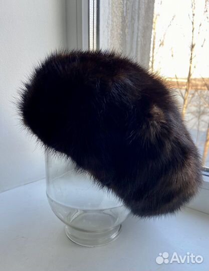 Берет женский норковый