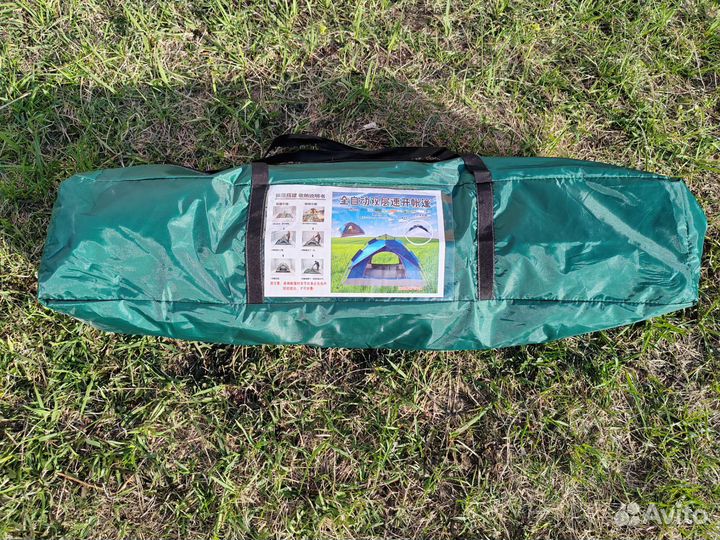 Палатка автоматическая + навес 210х210хh145