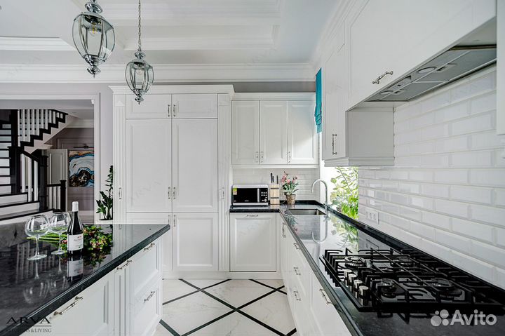 Кухни на заказ, Береза, цвет 