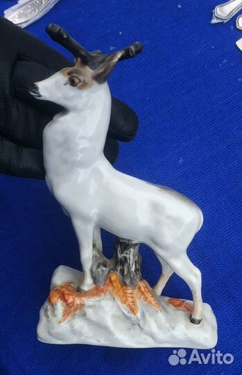 Фигурка индианка олень юный пограничник скол