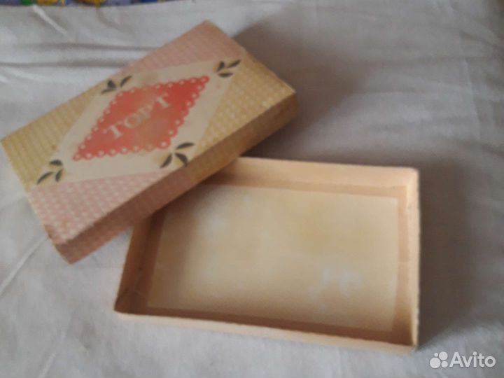 Коробка от торта Полярный 1972 г