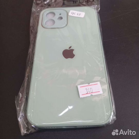 Стеклянный чехол iPhone 12