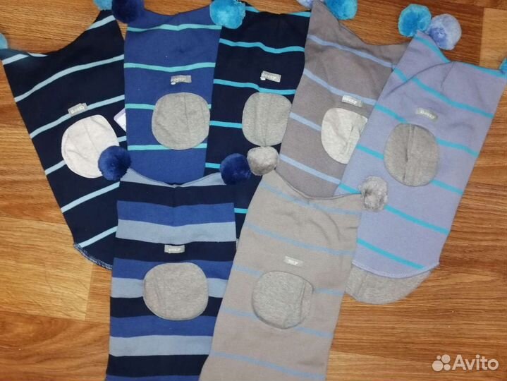 Деми шлемы Beazy, полосатые, р.2 (50-53)