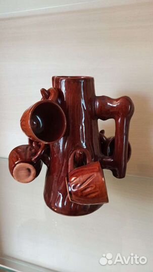 Керамические чашки и кувшин СССР винтаж